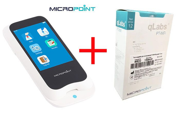 Коагулометр Micropoint qLabs Electrometer NEW + 12 тест полосок ...