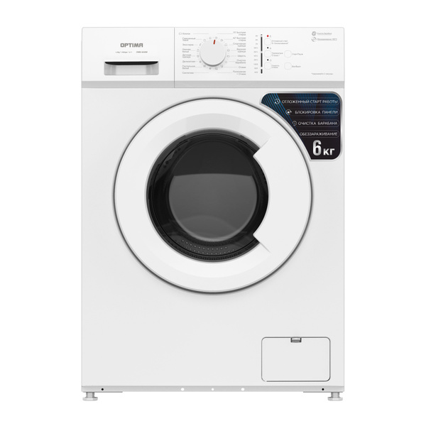 Стиральная машина Optima OWM-6048W (6 кг/1000 об.,16 реж.,темп.+90С ...