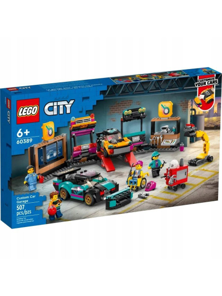 60389 Конструктор LEGO City Custom Car Garage Автомастерская 507 ...