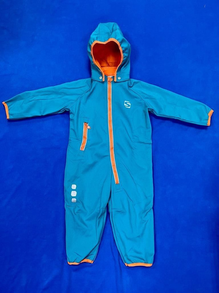 Комбинезон Smail (Softshell) детский р.104 бирюзовый, Мальчики, Девочки ...