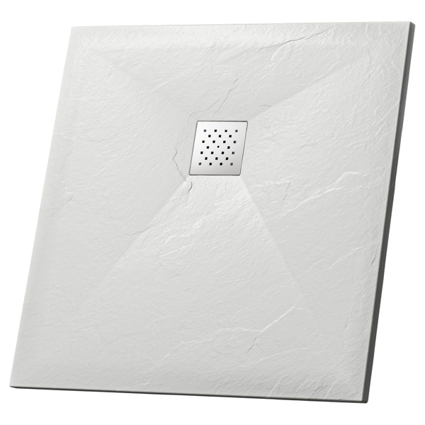 Поддон квадратный белый (90*90*2,5) Strong - купить с доставкой по ...