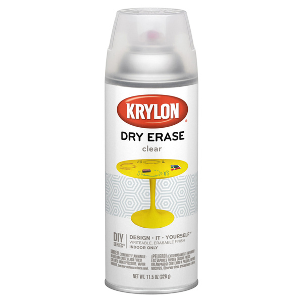 Аэрозольная краска Krylon Краска аэрозольная Dry-Erase Clear spray ...