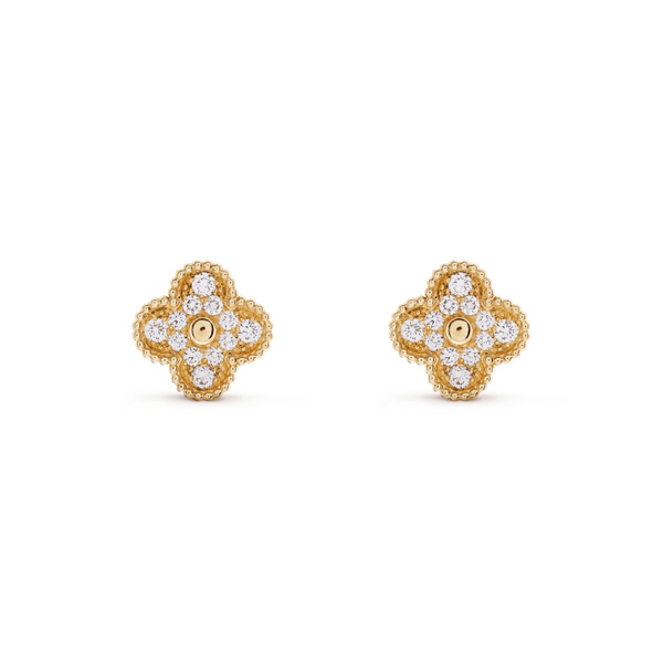Van Cleef & Arpels Серьги пусеты - купить с доставкой по выгодным ценам ...