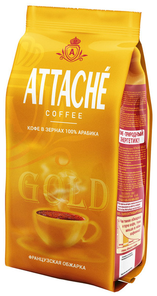 Кофе в зернах "ATTACHE GOLD" 1000 г - купить с доставкой по выгодным ...