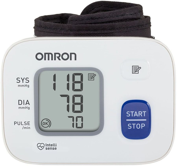 Тонометр автоматический OMRON RS2 (HEM-6121-RU), (без адаптера питания ...