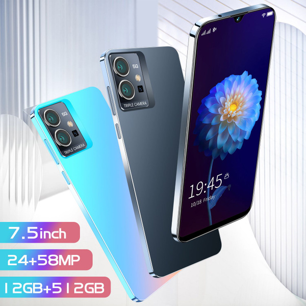 Смартфон T1 pro бытовой тонкий музыкальный телефон 12&512 S12-S10*18 ...