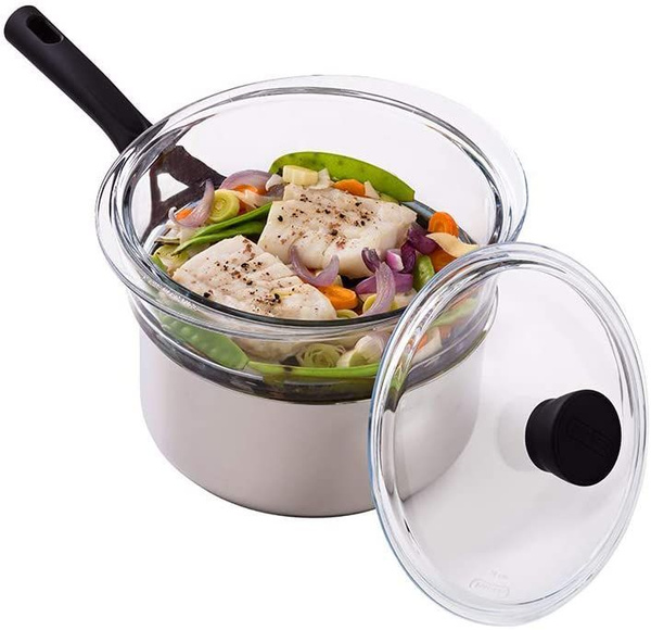 Пароварка SWISS DISHES, Боросиликатное стекло, 1 яруса купить по ...