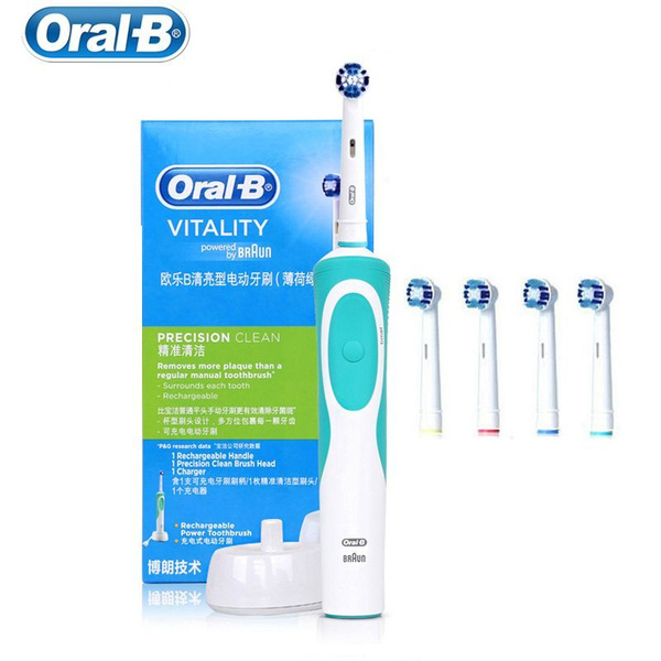 Электрическая зубная щетка Oral-B D12, светло-зеленый - купить по ...