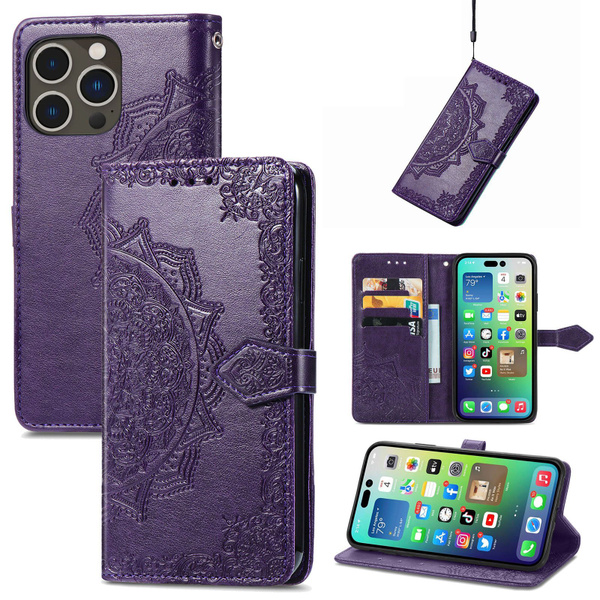 Чехол на Apple iPhone 14 pro max Айфон 14 Про Макс,Кожаный,книжка с ...