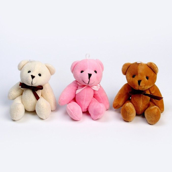 Milo toys, Мягкая игрушка "Милая медвежонок", 13 см, 9 штук в упаковке ...