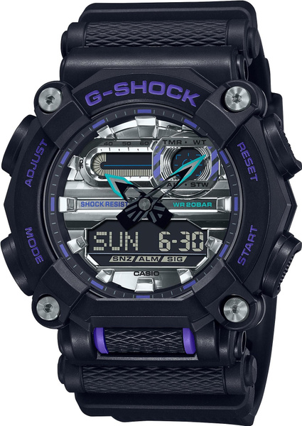 Японские наручные мужские часы Casio G-Shock GA-900AS-1A электронные ...
