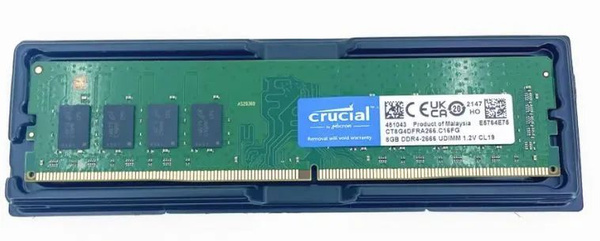 Модуль оперативной памяти Crucial DDR4 2666 MHz_细英睿达 DDR4/8G 2666 1x8 ...