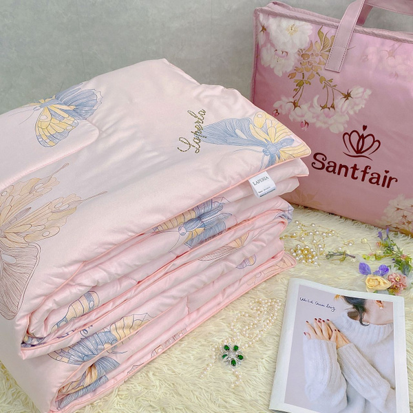 Одеяло Santfair 1,5 сп, 200x220, Всесезонное, с наполнителем Бамбук ...