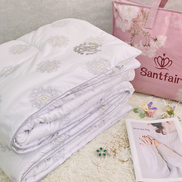 Одеяло Santfair 1,5 сп, 200x220, Всесезонное, с наполнителем Бамбук ...