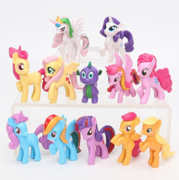 (большие) Пони 12 шт Набор фигурок My Little Pony 5-7,5 см - купить с ...