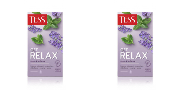 Tess Чай в пакетиках Get Relax с добавками, 20 шт, 2 уп - купить с ...