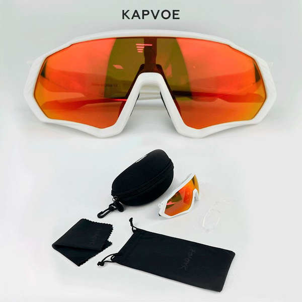 Спортивные очки Kapvoe, велоочки, велосипедные очки, особо прочные ...