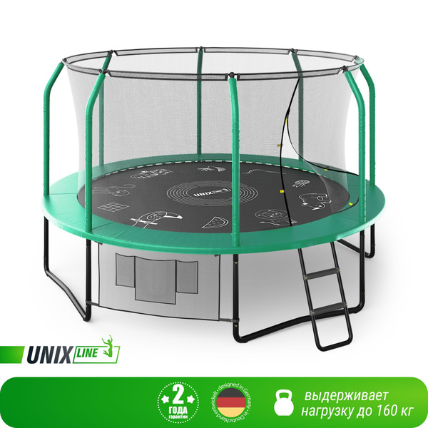 Батут каркасный UNIX Line SUPREME GAME - купить по выгодной цене в ...