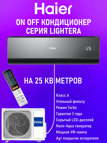 Настенная сплит-система Haier HSU-09HNF203/R2-B/HSU-09HUN203/R2 ...