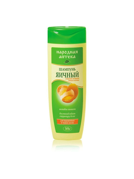 Iris Cosmetic Шампунь Яичный окрашенных и тонких волос, 400 мл - купить ...
