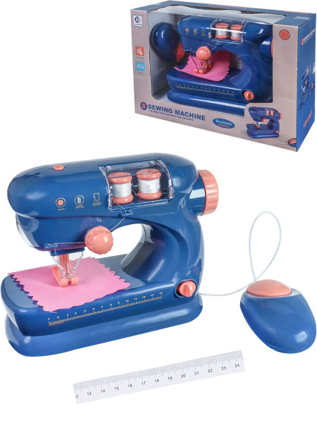 Игровой набор Швея со свет и звуком, шьет. Игрушечная швейная машинка ...