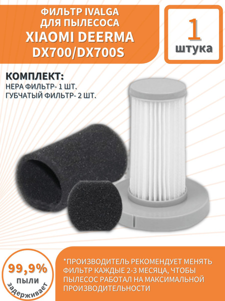 Фильтр для вертикального пылесоса Xiaomi Deerma DX700, DX700S - купить ...