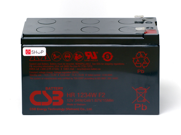 Батарея для ИБП CSB Battery  по выгодной цене в е .