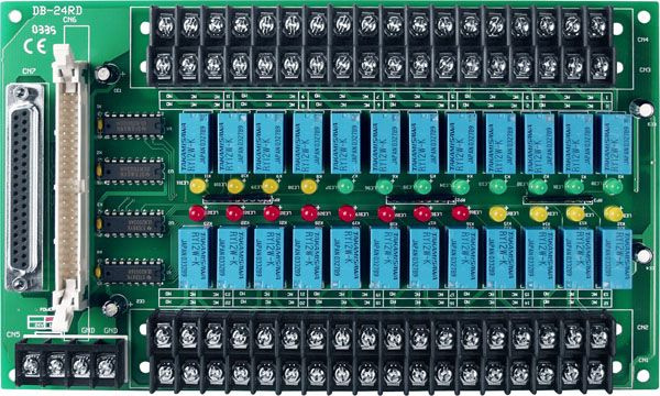 Релейная плата ICPDAS DB-24RD/12 CR - купить с доставкой по выгодным ...