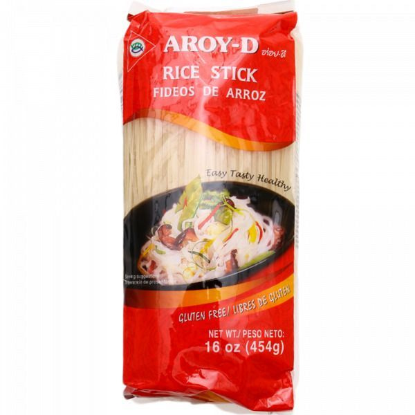 Aroy-D Рисовая лапша ширина 5 мм, 454 гр. - купить с доставкой по ...