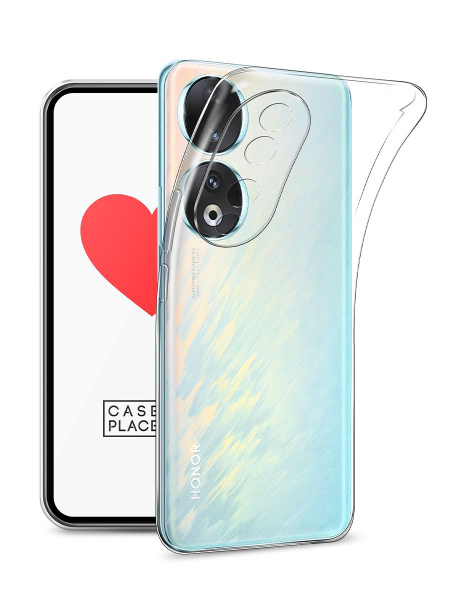 Чехол на Honor 90 / Хонор 90, прозрачный - купить с доставкой по ...