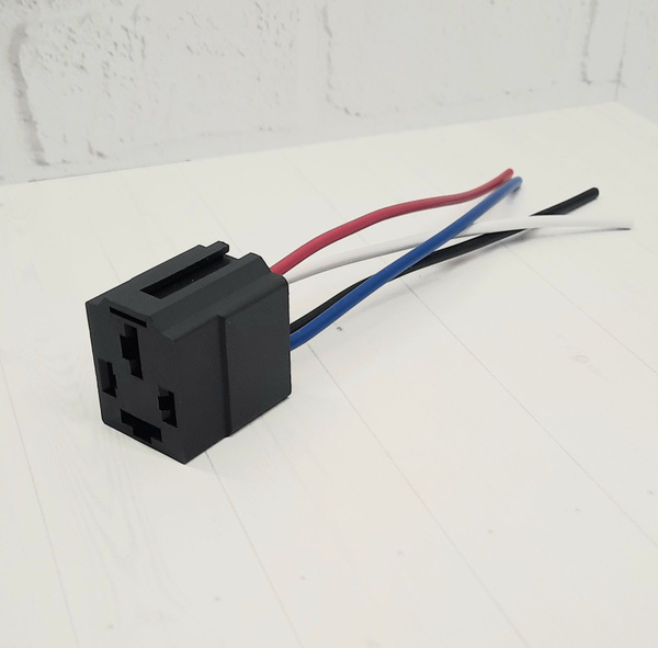 Разъём, колодка 70А для 4-х контактного реле, с проводом купить на OZON ...