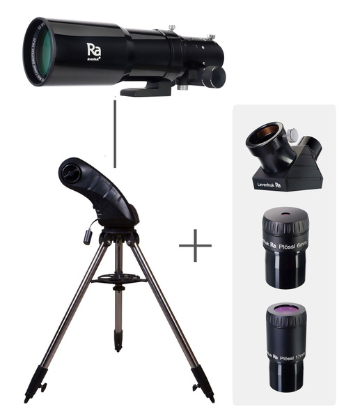 Рефрактор-апохромат Levenhuk Ra R80 ED Doublet Kit v3 - купить с ...