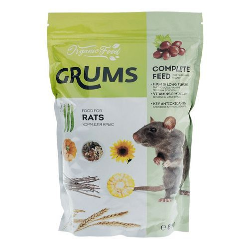 Сухой корм для крыс Grums 800 г - купить с доставкой по выгодным ценам ...