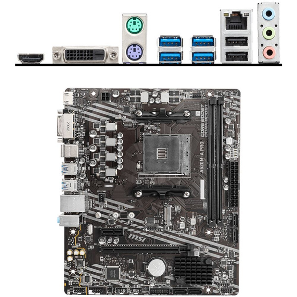Материнская плата MSI A520M-A Pro купить по низкой цене с доставкой и ...