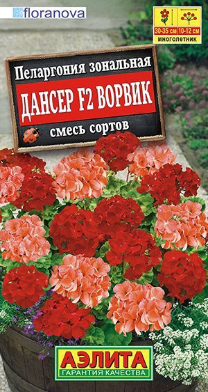 Пеларгонии (Герань) Аэлита 46-PELARGONIAA_красный_коралловый - купить ...