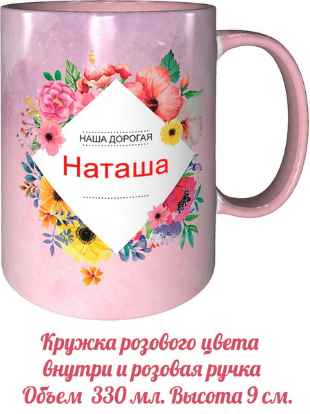 Кружка Grand Cadeau "Наташа", 330 мл - купить по доступным ценам в ...
