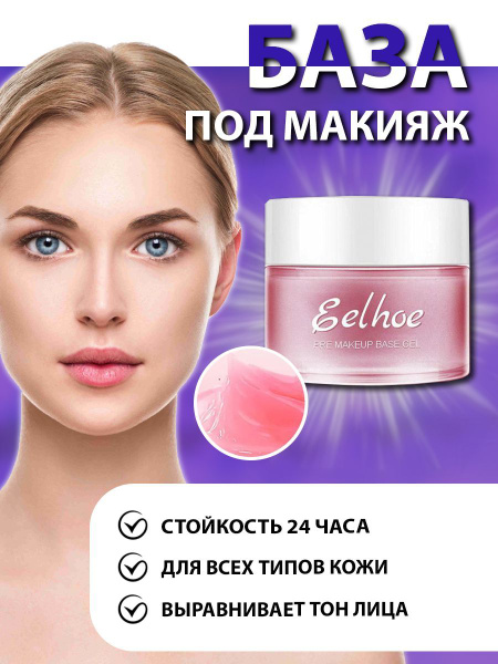 Разглаживающая основа-праймер под макияж Eelhoe PRE MAKEUP BASE GEL с ...