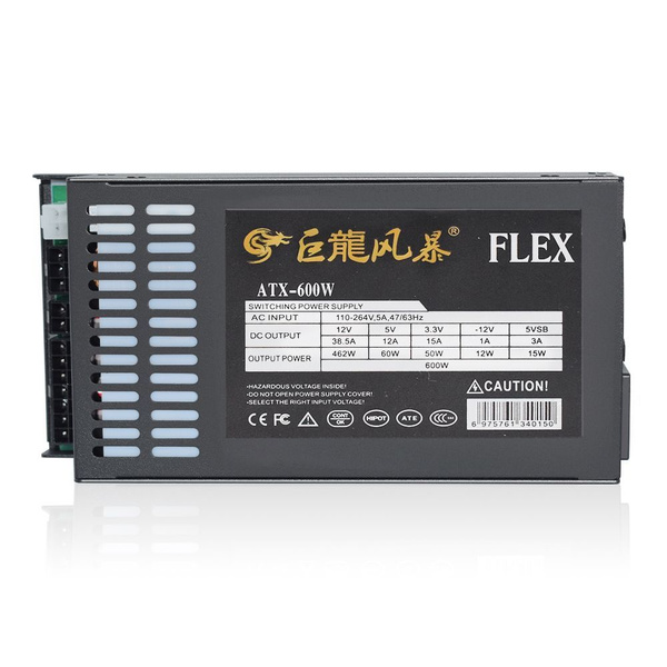 JULONGFENGBAO Блок питания компьютера Flex, 600 Вт - купить с доставкой ...