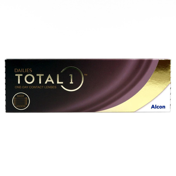 Alcon Контактные линзы Dailies Total 1, 30 шт., -6.50 / 8.5/ 1 день ...