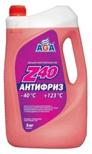 Антифриз AGA красный -40/+123 готовый 5 кг купить по выгодной цене в ...
