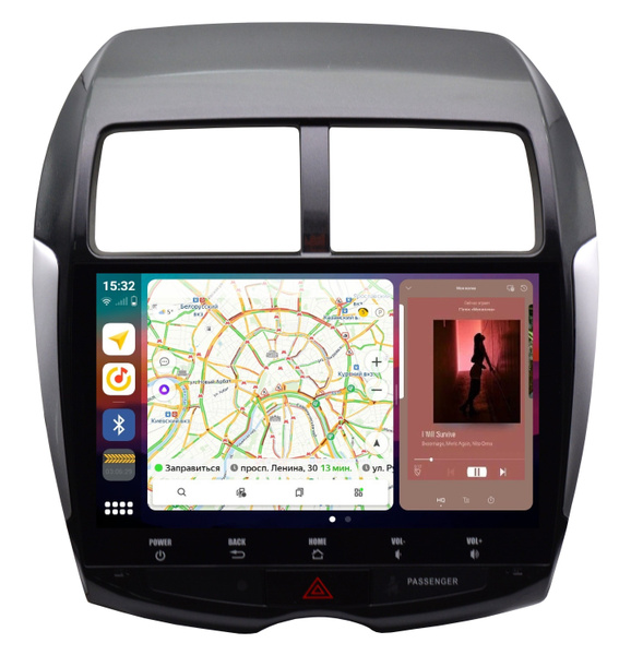 Магнитола для Mitsubishi ASX 2012+ (8 ядер, 6/128 ГБ, 4G-SIM, DSP ...