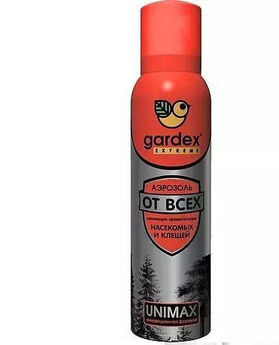 Характеристики Gardex Extreme Аэрозоль-репеллент от всех летающих ...