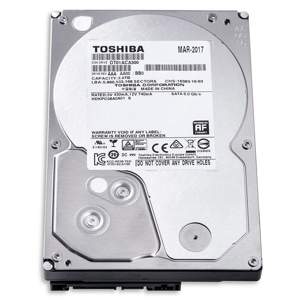 3 ТБ Внутренний жесткий диск Toshiba DT01ACA300 3Tb (DT01ACA300 ...