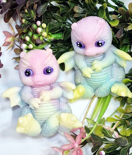 Мыло дракон 2шт / дракоша Лулу / символ 2024 года - купить с доставкой ...