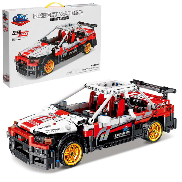 Конструктор автомобиль Nissan GTR R34 / 591 деталь - купить с доставкой ...