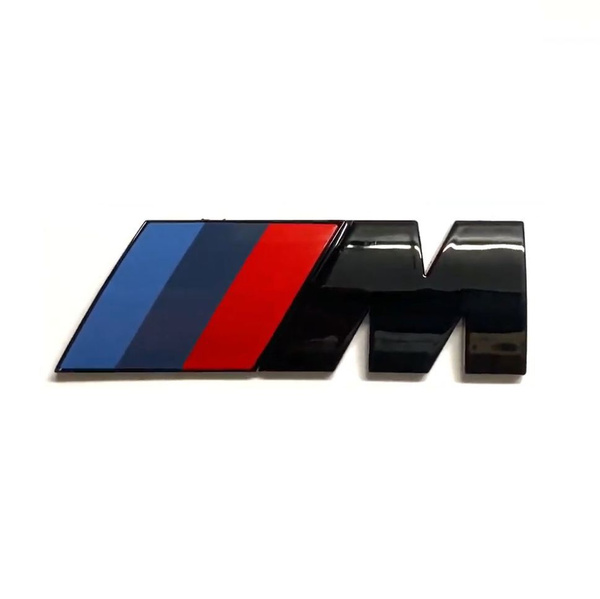Эмблема наклейки шильдики для BMW М на крылья черные - купить по ...