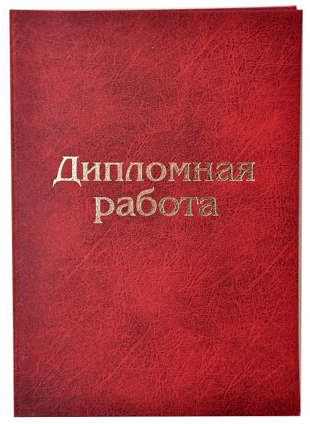 Папка для ДИПЛОМНОЙ РАБОТЫ с "золотым" тиснением, А4, 1 штука купить на ...