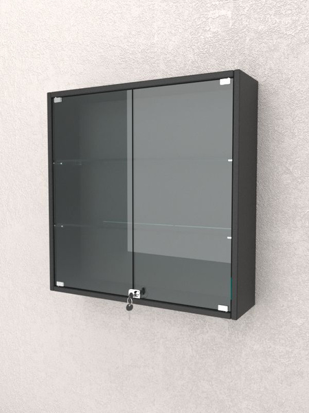 Шкаф навесной Westcom Витрина настенная №1-1А, 60x15x60 см - купить по ...