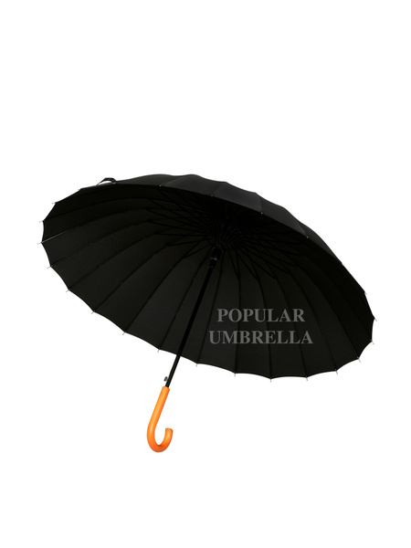 Зонт Popular Umbrella, Полуавтомат, Трость, черный купить по низкой ...