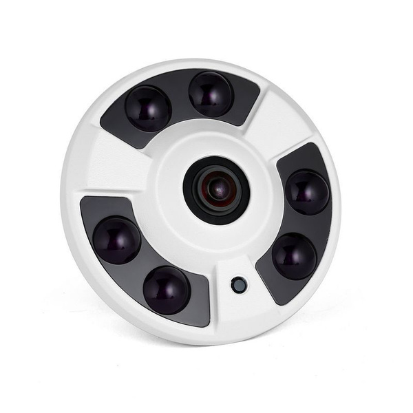 Камера видеонаблюдения REVODATA Fisheye HD 5MP IP-камера 6 массивов ИК ...